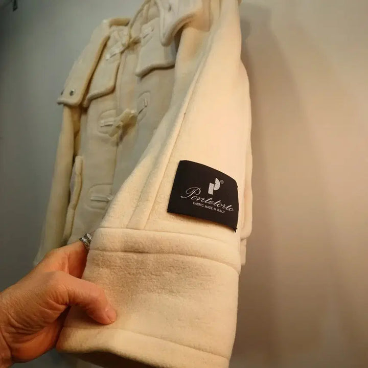 [BUNJANG] Ivory Short Toggle Coat (80-85 Size) / 아이보리 떡볶이 코트 후드 숏코트80~85사이즈 겨울  61122