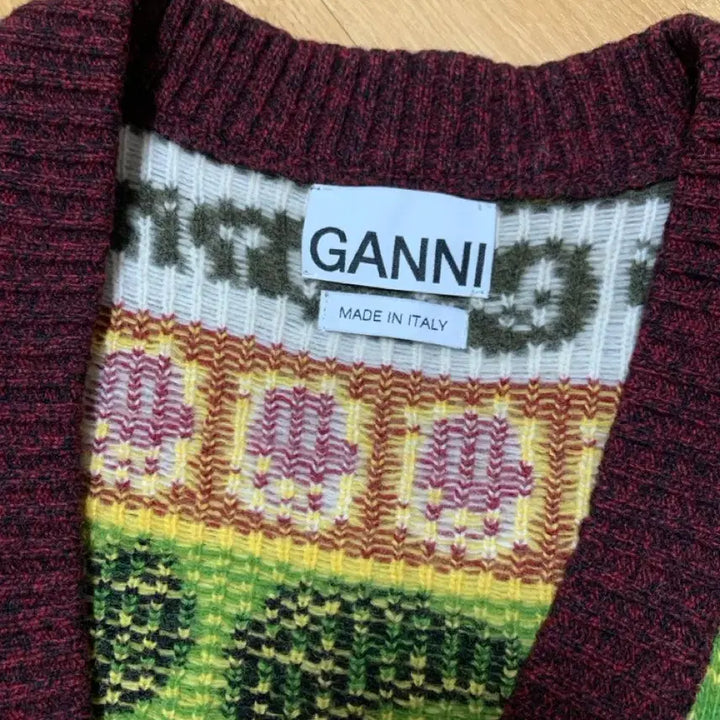 [BUNJANG] Ganni Recycled Wool Smiley Vest S / ganni 가니 리시이클드 울 스마일리 베스트 S