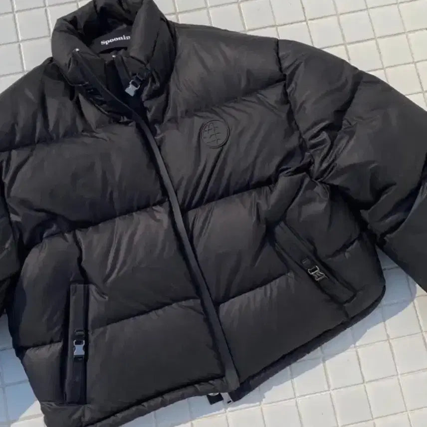 [BUNJANG] Spooning Duck Down Short Padded Jacket / 스푸닝 숏패딩