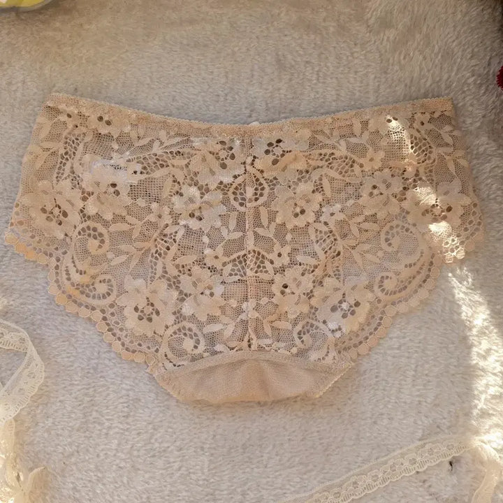 [BUNJANG] Lace Panties 95 Size 3-Piece Set / 레이스팬티 95사이즈 3종 묶음 판매 여성팬티95