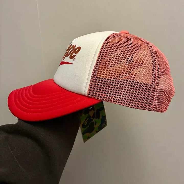 [BUNJANG] BAPE Star Mesh Cap Red / (F/새상품)BAPE 베이프 스타 메쉬캡 모자 레드