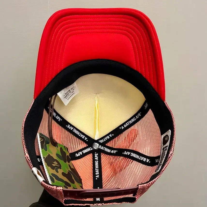 [BUNJANG] BAPE Star Mesh Cap Red / (F/새상품)BAPE 베이프 스타 메쉬캡 모자 레드