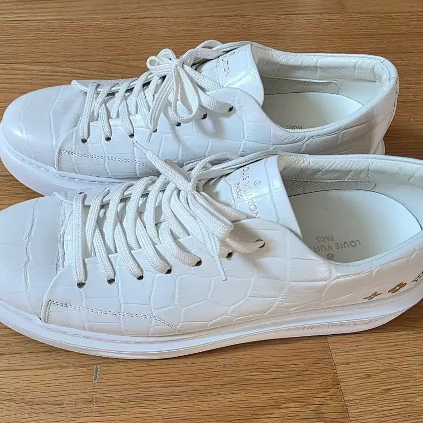 [BUNJANG] Louis Vuitton Beverly Hills White Sneakers / 루이비통 비버리힐즈 화이트 스니커즈