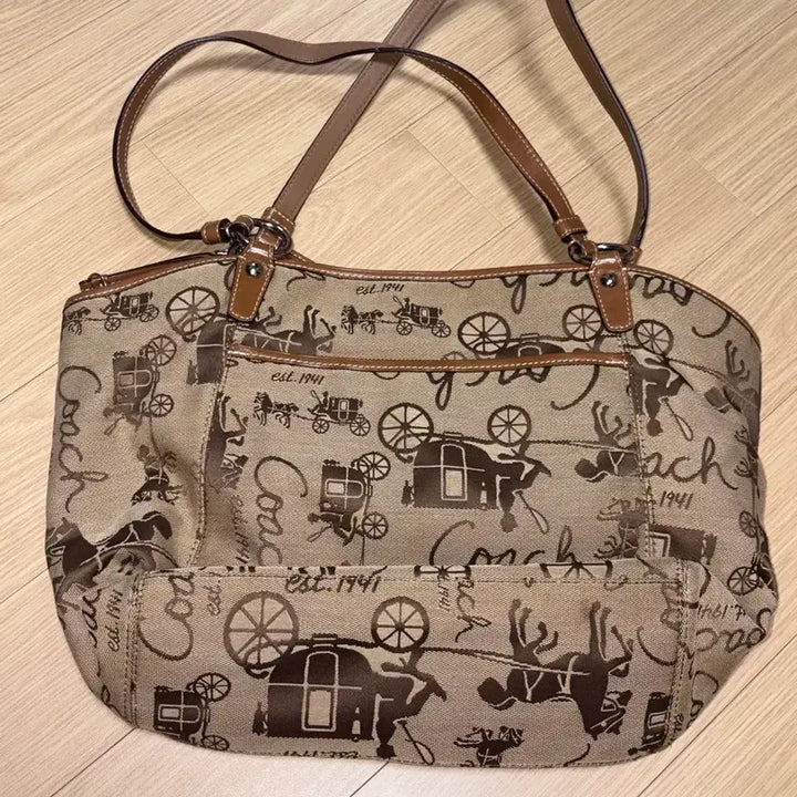 [BUNJANG] Coach Carriage Gallery Shoulder Bag / 코치 coach 마차갤러리 사륜마차 숄더백 쇼퍼백