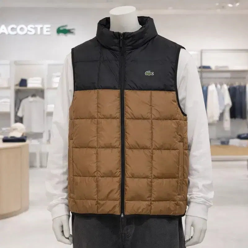 [BUNJANG] Lacoste Padded Vest BH1585-QIN / L 라코스테 패딩 조끼 패딩베스트 후드 패딩 BH1585-QIN