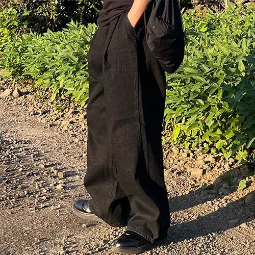 [BUNJANG] Black Denim M Size / 새상품 흑청 데님 M사이즈