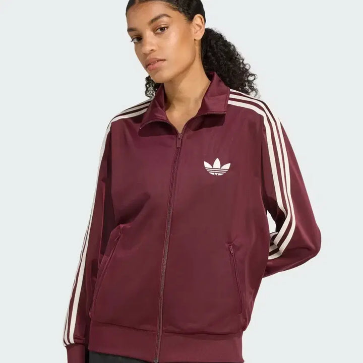 [BUNJANG] Adidas Track Top Burgundy Women&