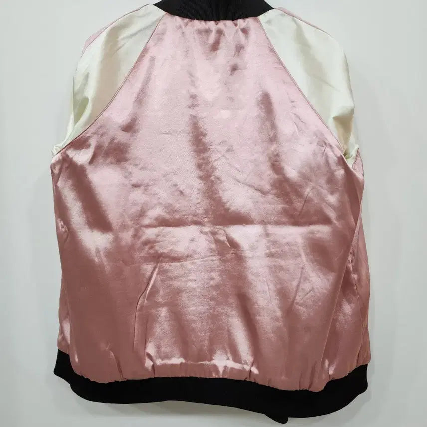 [BUNJANG] Vintage Black Floral Embroidery Souvenir Jacket / 빈티지 스카잔 자켓 L