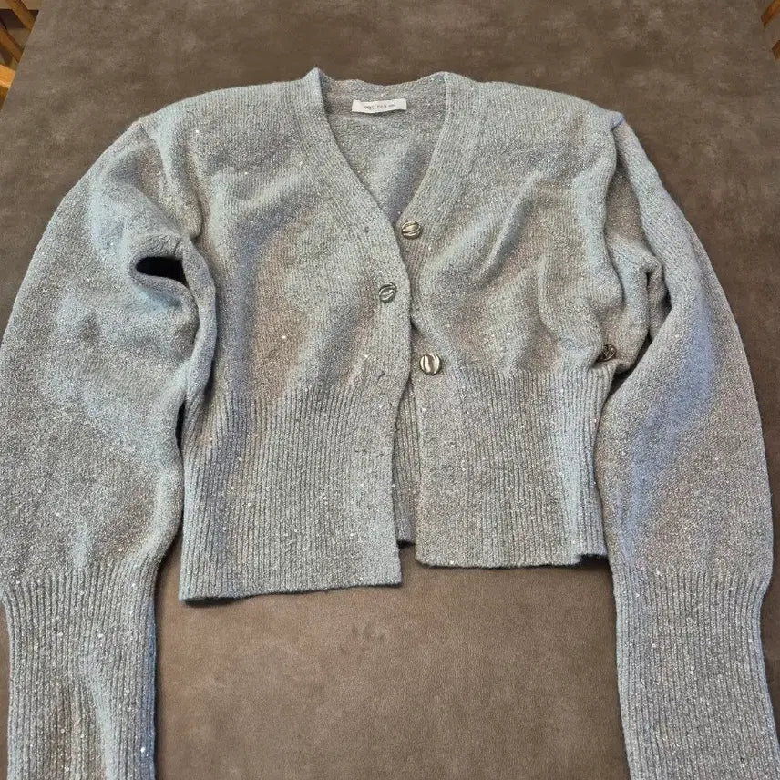 [BUNJANG] ENDORPHIN Pearl Gray Cardigan / 엔돌핀 펄 그레이가디건