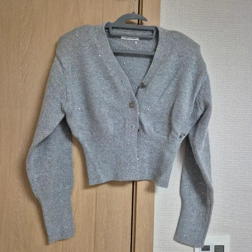 [BUNJANG] ENDORPHIN Pearl Gray Cardigan / 엔돌핀 펄 그레이가디건