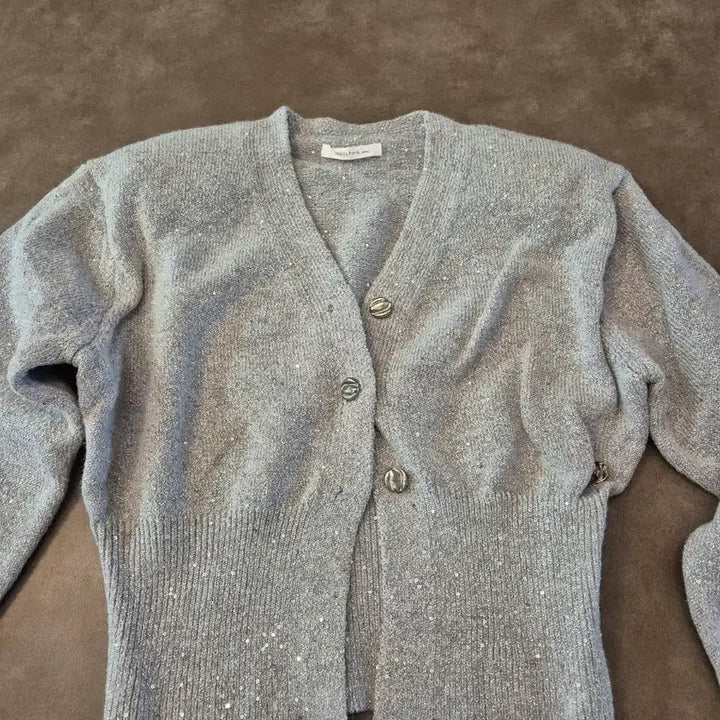 [BUNJANG] ENDORPHIN Pearl Gray Cardigan / 엔돌핀 펄 그레이가디건