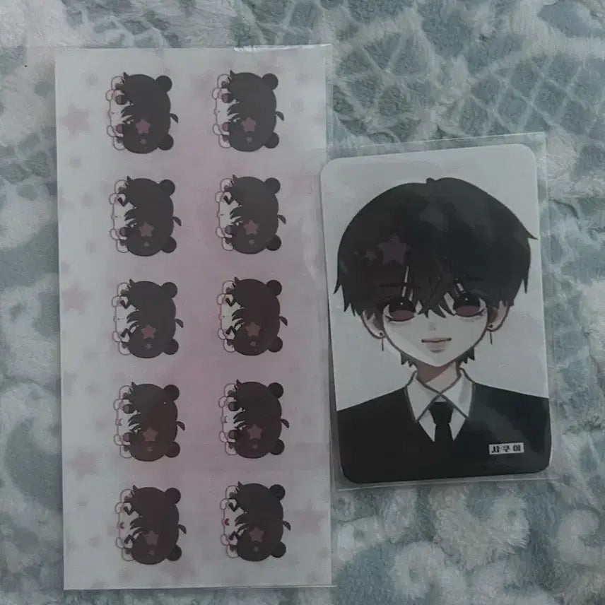 엔시티위시 사쿠야 데굴이님 비공굿 통판 스티커 포카 판매양도