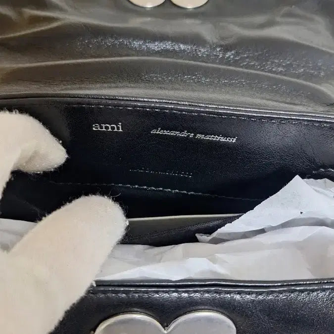 [BUNJANG] AMI Leather Shoulder Bag / (미시착 새상품) 아미 불레부 레더 숄더백