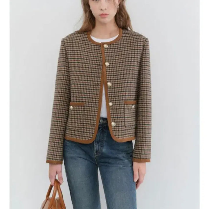 [BUNJANG] Dunst Classic Tweed Jacket - Size S / 25FW 던스트 클래식트위드 자켓