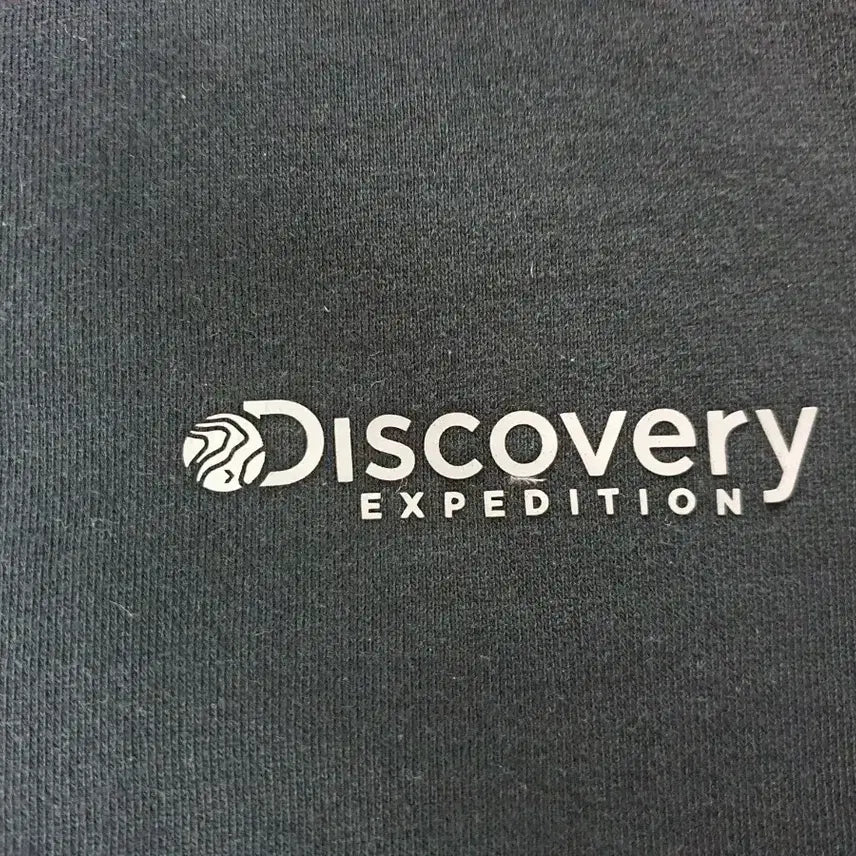 [BUNJANG] Discovery Black Sweatshirt / DISCOVERY 디스커버리 연블랙톤 안감기모 맨투맨