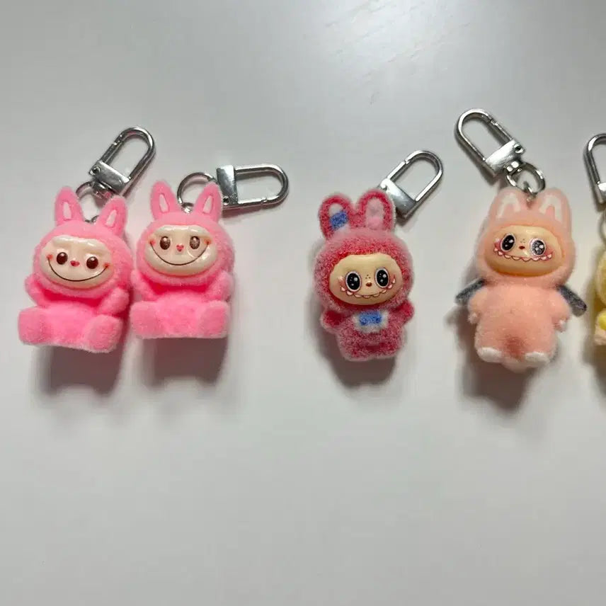 [BUNJANG] Laubuubu Keychain 8-Piece Set / - 라부부 키링 인형 열쇠고리 키링 8종