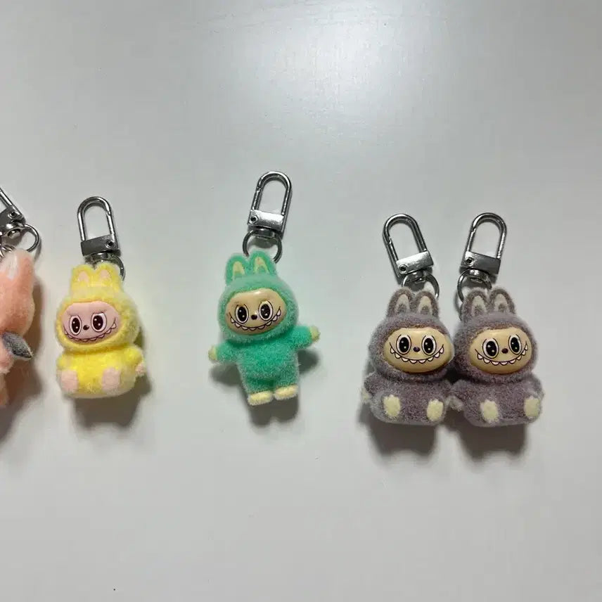 [BUNJANG] Laubuubu Keychain 8-Piece Set / - 라부부 키링 인형 열쇠고리 키링 8종