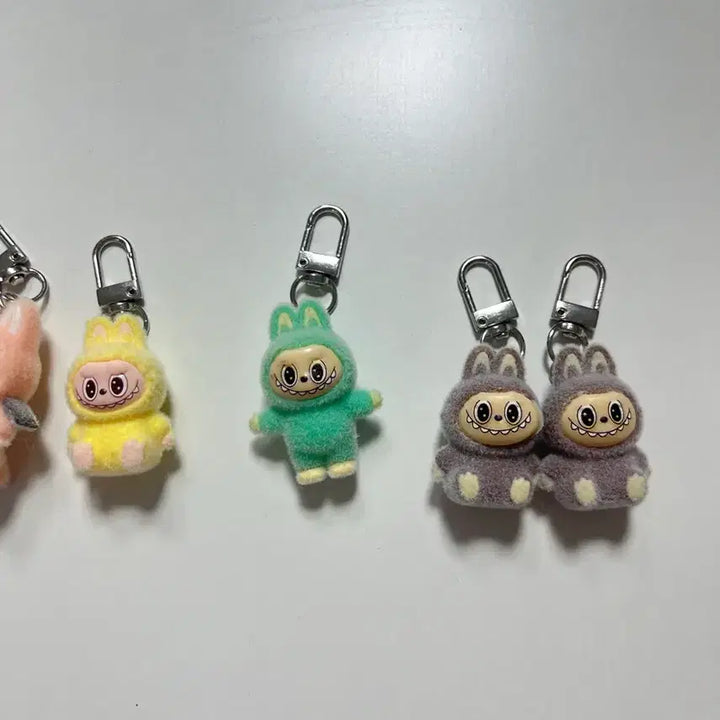 [BUNJANG] Laubuubu Keychain 8-Piece Set / - 라부부 키링 인형 열쇠고리 키링 8종