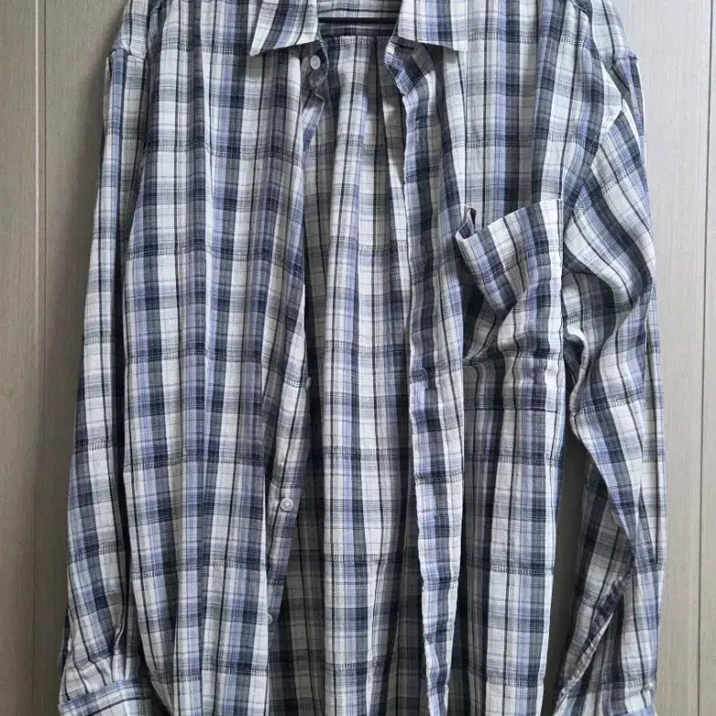 [BUNJANG] Arban Continuous Check Shirt Yellow Blue 2 Size / 아르반 컨티누어스 체크 셔츠 옐로우 블루 2사이즈