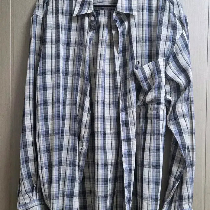 [BUNJANG] Arban Continuous Check Shirt Yellow Blue 2 Size / 아르반 컨티누어스 체크 셔츠 옐로우 블루 2사이즈