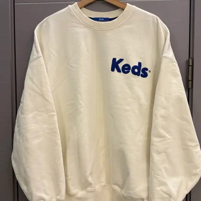 [BUNJANG] Keds Ivory Sweatshirt / 케즈 Keds 아이보리 맨투맨 티셔츠