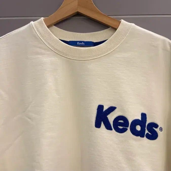 [BUNJANG] Keds Ivory Sweatshirt / 케즈 Keds 아이보리 맨투맨 티셔츠