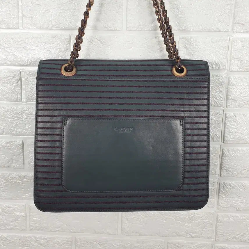 [BUNJANG] Lanvin Chain Shoulder Tote Bag / 랑방 체인 숄더백 토트백