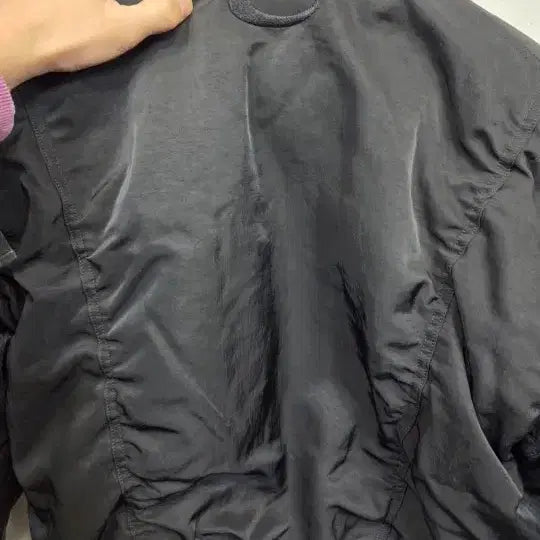 [BUNJANG] Vulcan Store Shring Two-Way Crop Padded Jacket (M) / 빈티지 Vulcan store 투웨이 셔링 항공 크롭 패딩자켓 m