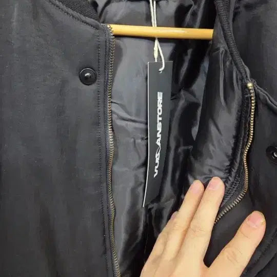 [BUNJANG] Vulcan Store Shring Two-Way Crop Padded Jacket (M) / 빈티지 Vulcan store 투웨이 셔링 항공 크롭 패딩자켓 m