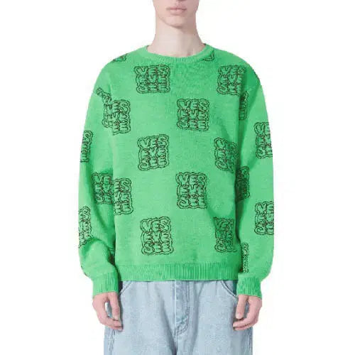 [BUNJANG] YESEYESEE Unisex Logo Knit - L / 예스아이씨) YESEYESEE 공용 로고 니트 -L