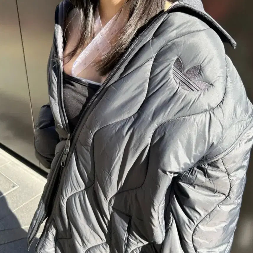 [BUNJANG] Adidas Quilted Lightweight Padded Jacket / 아디다스 퀼팅 경량패딩