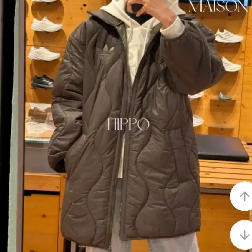 [BUNJANG] Adidas Quilted Lightweight Padded Jacket / 아디다스 퀼팅 경량패딩