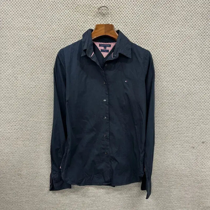 [BUNJANG] Tommy Hilfiger Embroidered Logo Long Sleeve Shirt / 타미힐피거 캐주얼 자수로고 긴팔 셔츠 2 A05206