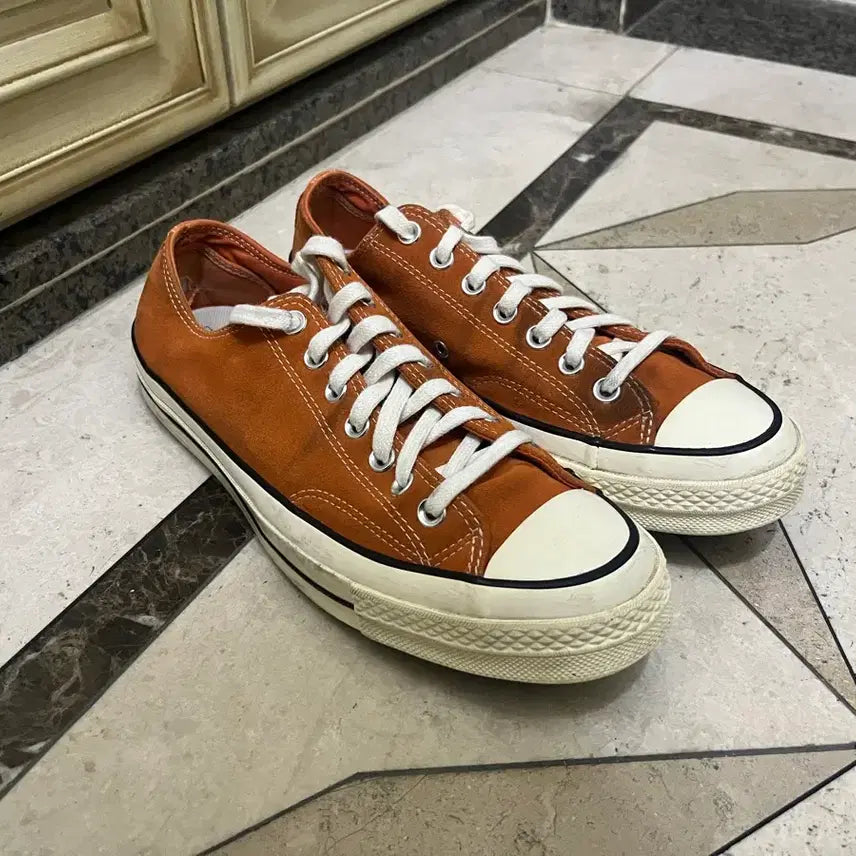 [BUNJANG] Converse Chuck Taylor 1970s Orange Suede Sneakers / 컨버스 척테일러 1970s 오렌지 스웨이드
