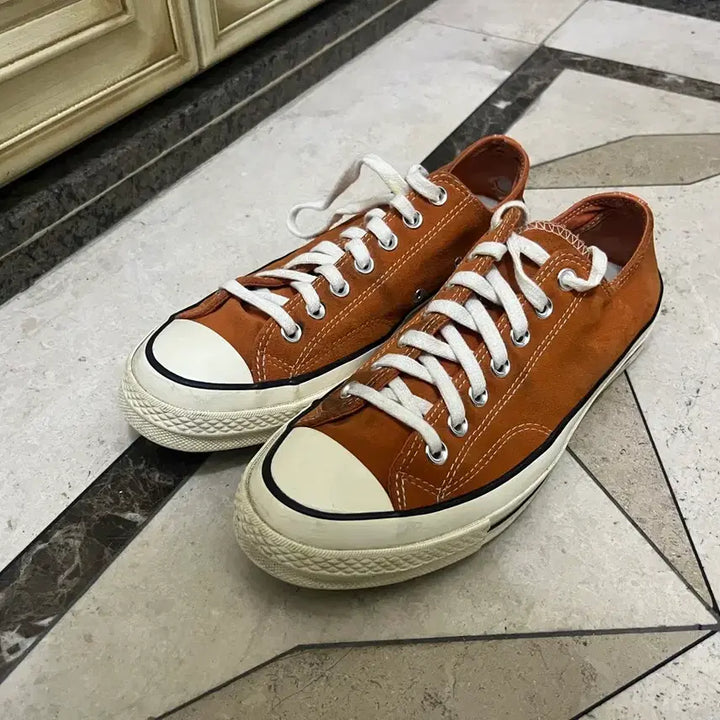 [BUNJANG] Converse Chuck Taylor 1970s Orange Suede Sneakers / 컨버스 척테일러 1970s 오렌지 스웨이드