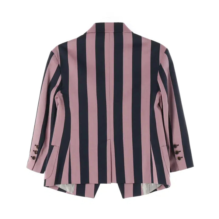 [BUNJANG] Vivienne Westwood Striped Blazer Jacket / 비비안 웨스트우드 스트라이프 블레이저 재킷 숏 자켓