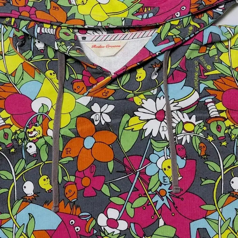 [BUNJANG] Rodeo Crowns Graphic Hoodie / 할인!! [M] 로데오 크라운즈(Rodeo Crowns) 그래픽 후드티