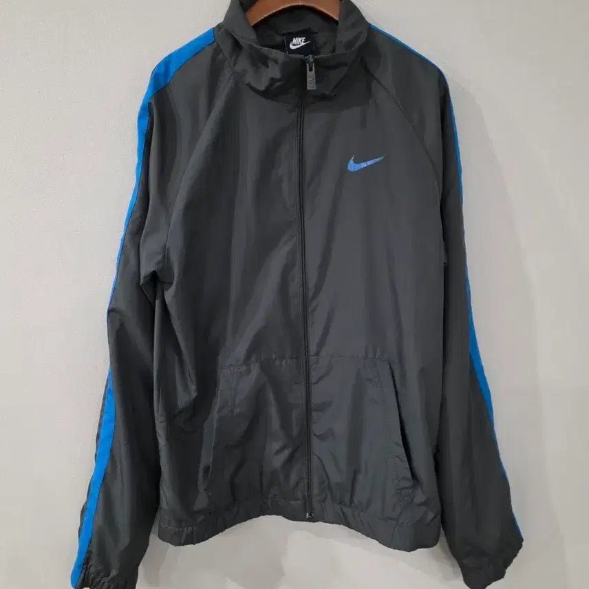 [BUNJANG] Nike Gray Blue Windbreaker S / 나이키 그레이 블루 바람막이 S