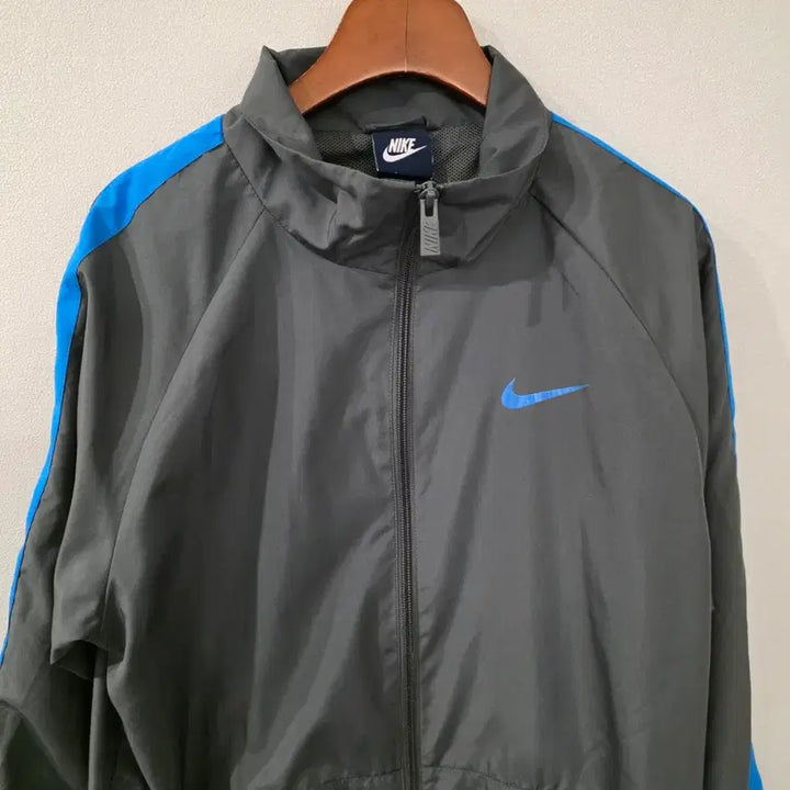 [BUNJANG] Nike Gray Blue Windbreaker S / 나이키 그레이 블루 바람막이 S