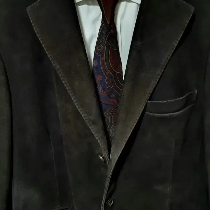 [BUNJANG] Ralph Lauren Purple Label Reindeer Suede Jacket / 랄프로렌 퍼플라벨 순록 스웨이드 자켓