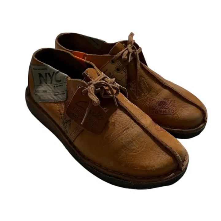 [BUNJANG] Clarks Desert Travel Track Leather Boots / 클락스 데저트 트래블 트랙 레더 부츠