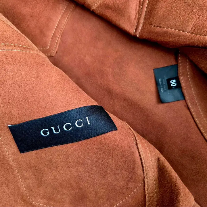 [BUNJANG] Gucci Western Trucker Leather Jacket / 구찌 웨스턴 트러커 가죽자켓