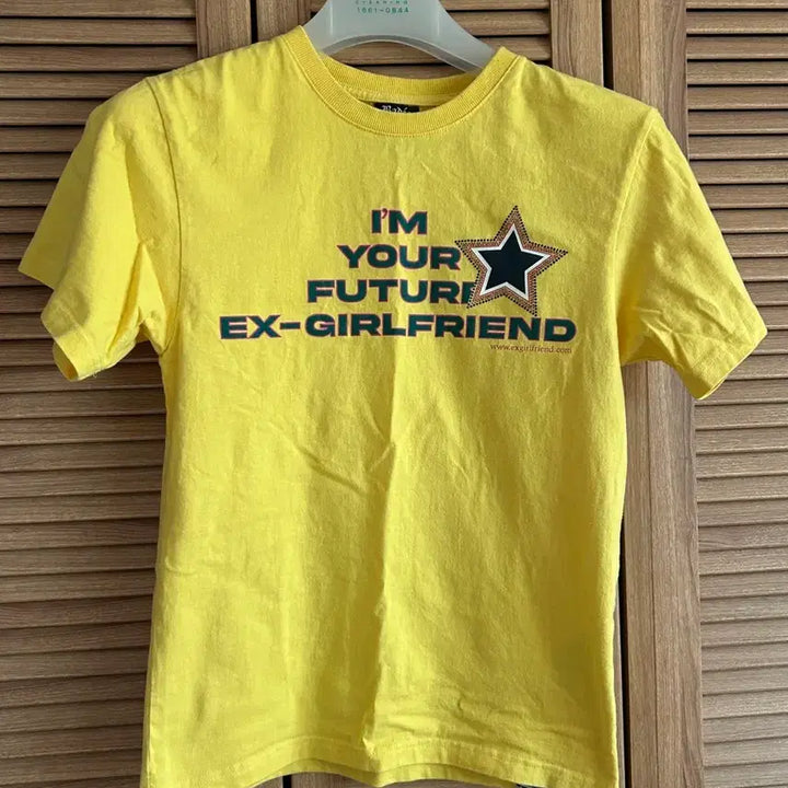 [BUNJANG] BAE173 Yellow T-shirt (Size S) / 최종가*배디 옐로우 반팔티 티셔츠 S