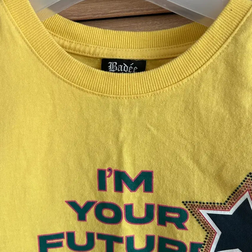 [BUNJANG] BAE173 Yellow T-shirt (Size S) / 최종가*배디 옐로우 반팔티 티셔츠 S