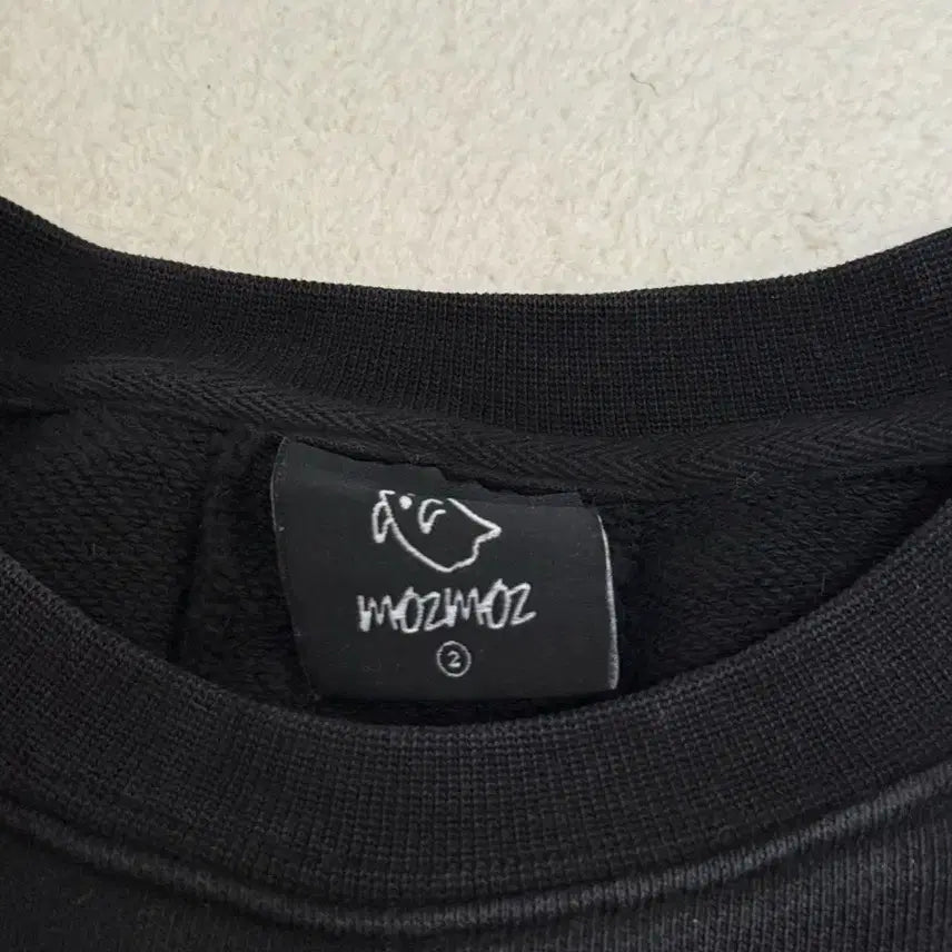 [BUNJANG] Modsmolds Pigment Sweatshirt - Black / 모즈모즈 피그먼트 맨투맨 티셔츠 2