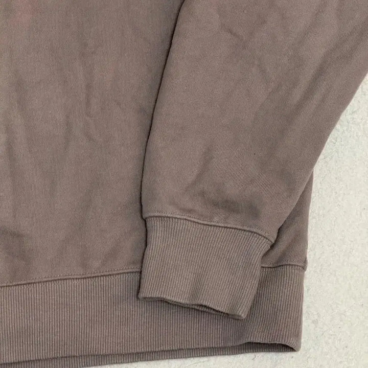 [BUNJANG] Musinsa Standard Brown Half Zip-up Sweatshirt M / 무신사스탠다드 브라운 하프집업 맨투맨 티셔츠 M