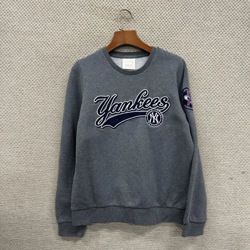 [BUNJANG] MLB New York Yankees Fleece Sweatshirt / MLB 뉴욕양키스 약기모 스웻셔츠 맨투맨 90 A05213