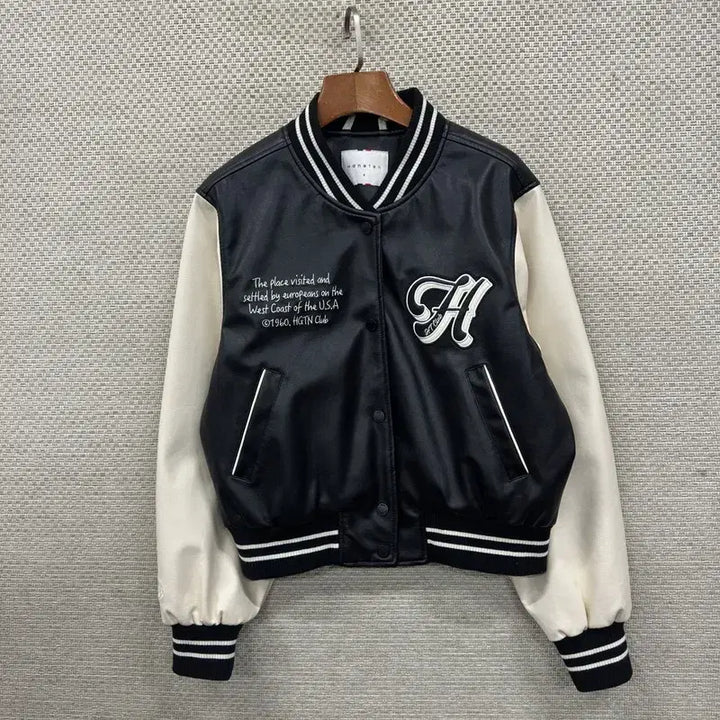 [BUNJANG] Hang Ten Casual Short Varsity Jacket / 행텐 캐주얼 숏 바시티자켓 야구잠바 S M10507