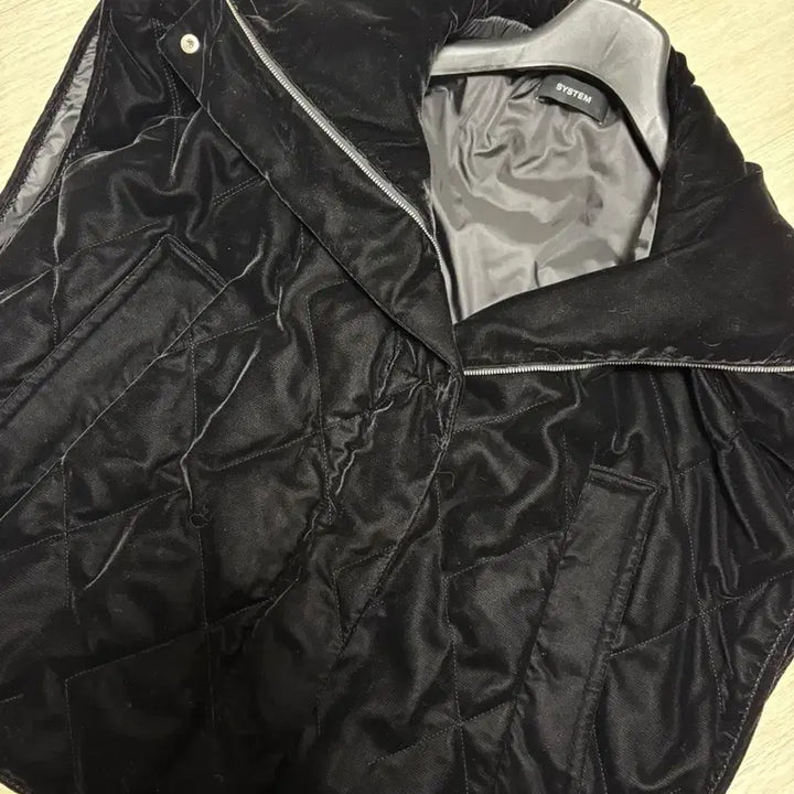 [BUNJANG] System Goose Down Velvet Vest / 한섬 시스템패딩