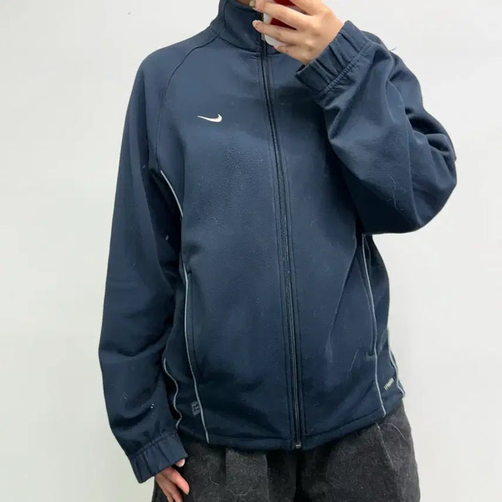 [BUNJANG] Nike Sporty Swoosh Zip-up / [M] 나이키 스포티 스우시 집업